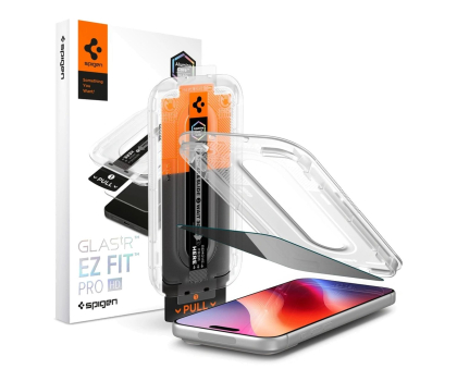 Folia / szkło na smartfon Spigen Glass tR EZ Fit Pro HD (Privacy) 1 Pack do iPhone 18 Pro Max